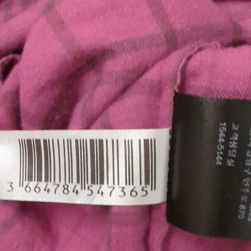 ba&sh Fuchsia Checkered Ruffle Blouse - Picture 8 of 8